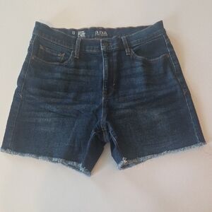 a.n.a Women's Dark Blue Jean Shorts